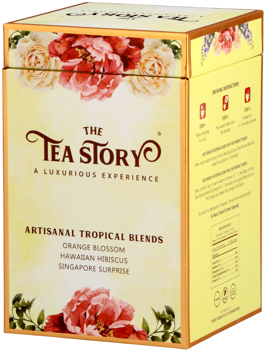 Tropical Blends Assorted Tea Box
